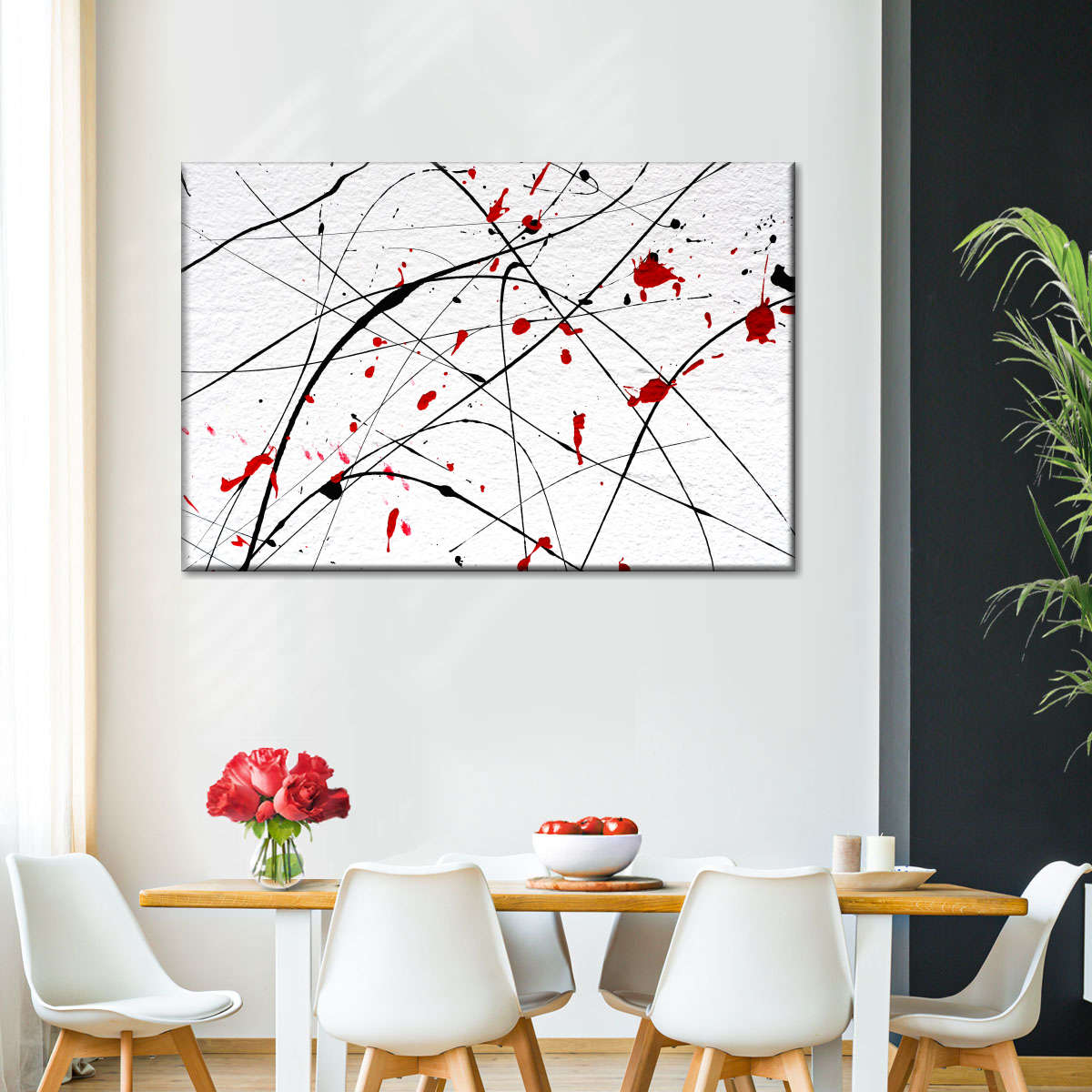 Modern Abstract Splash Wall Art