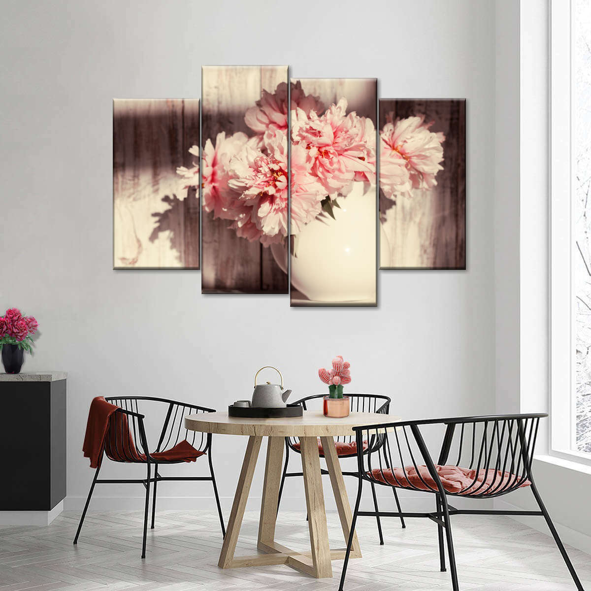 Sun Bright Peonies Wall Art