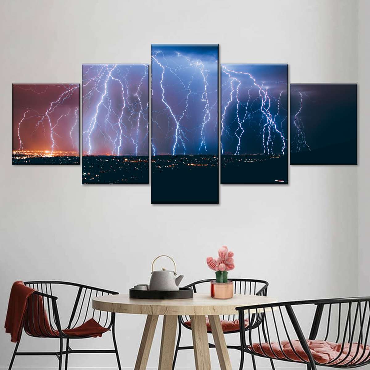 Lightning Strikes Wall Art