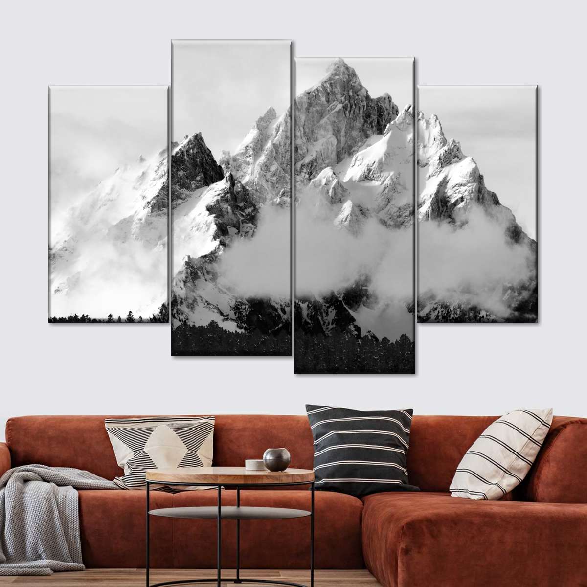 Snowcapped Grand Tetons Wall Art