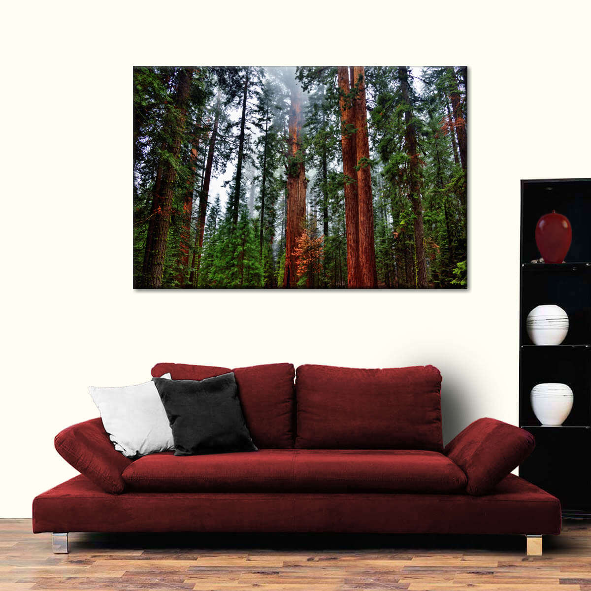 Vibrant Redwood Wall Art