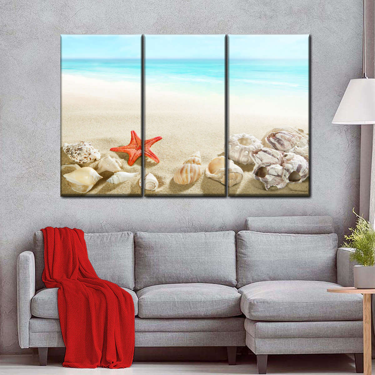 Seashells At The Beach Wall Art