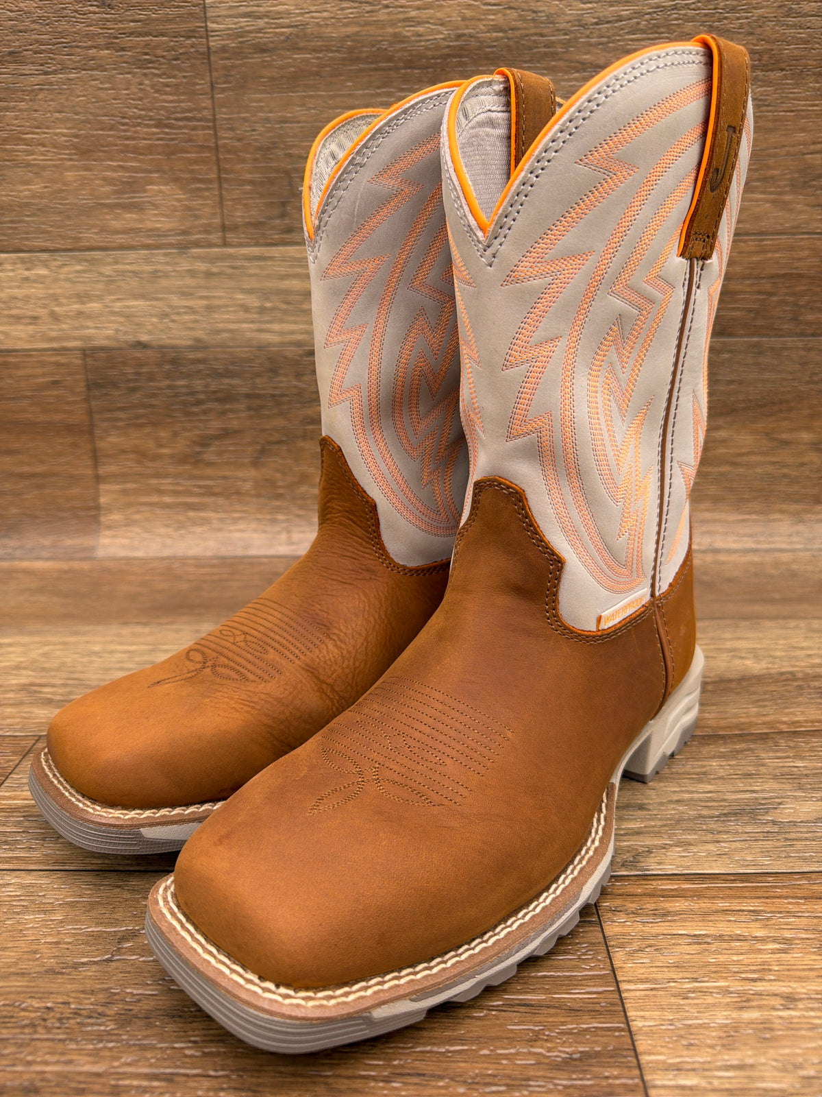 Men's Lytle 11 Inch Waterproof Soft Toe Work Boot by Justin - pair