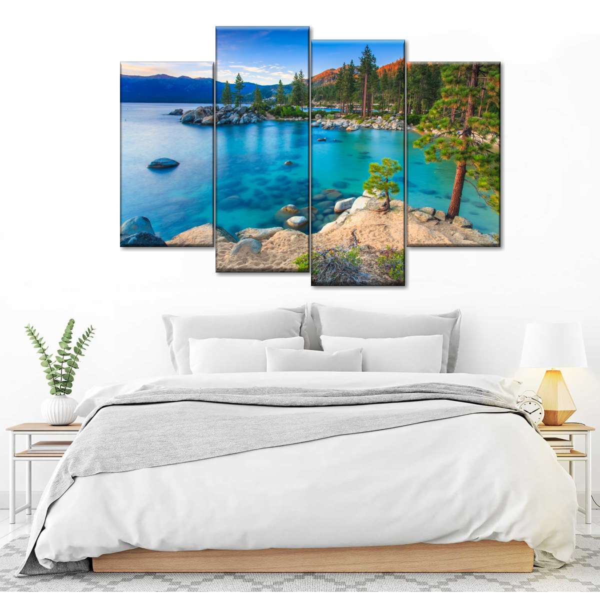 Lake Tahoe Sand Harbor Scene Wall Art