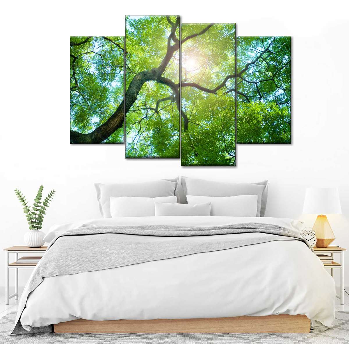 Tree Canopy Sunshine Wall Art