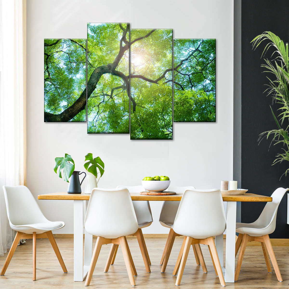 Tree Canopy Sunshine Wall Art