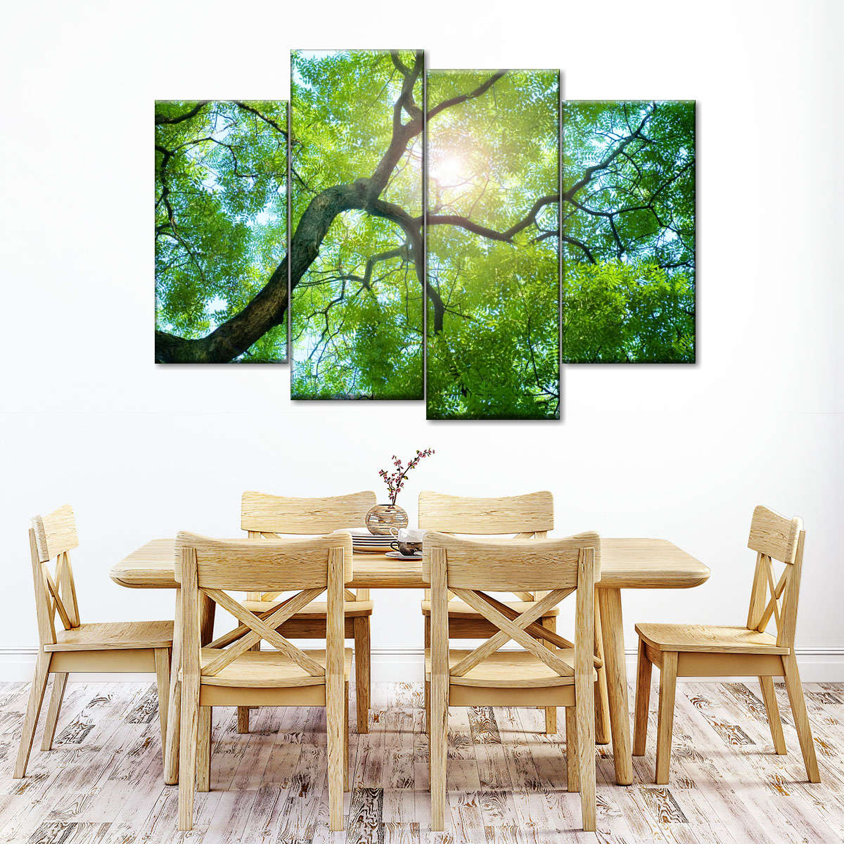 Tree Canopy Sunshine Wall Art