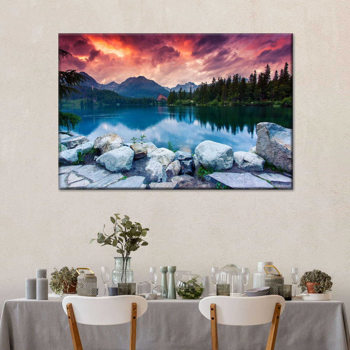 Tatra Mountain Lake Wall Art