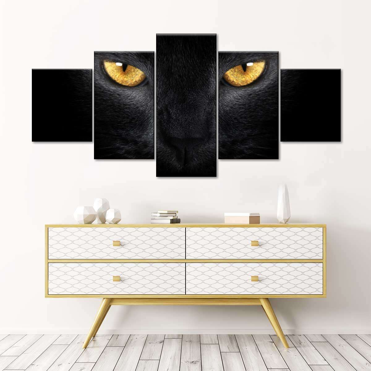 Yellow Eyed Cat Wall Art