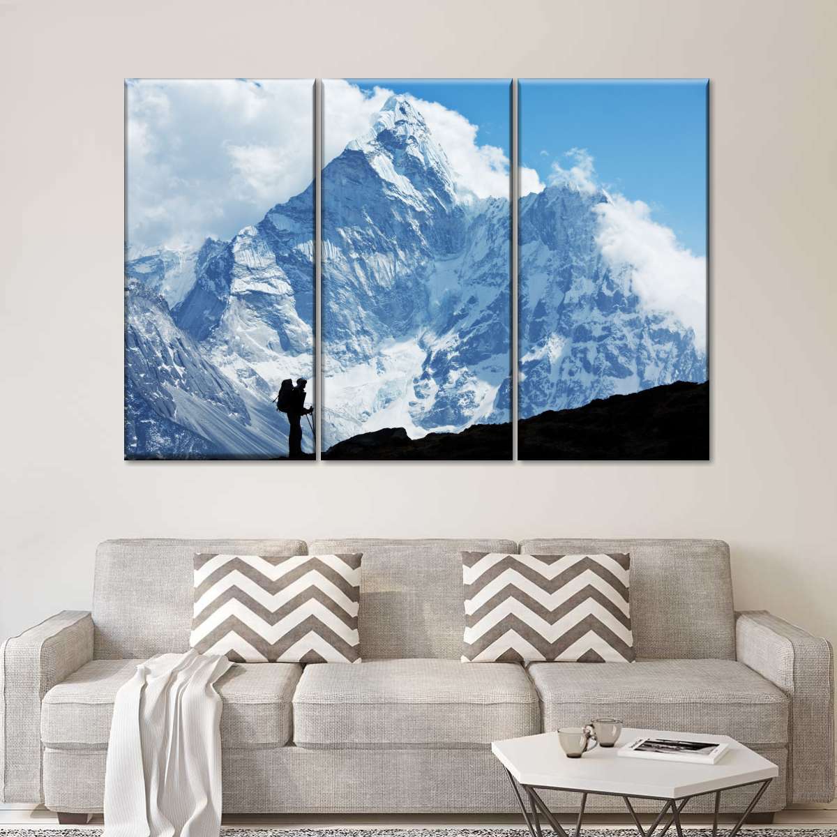 Mount Everest Mountaineer Wall Art