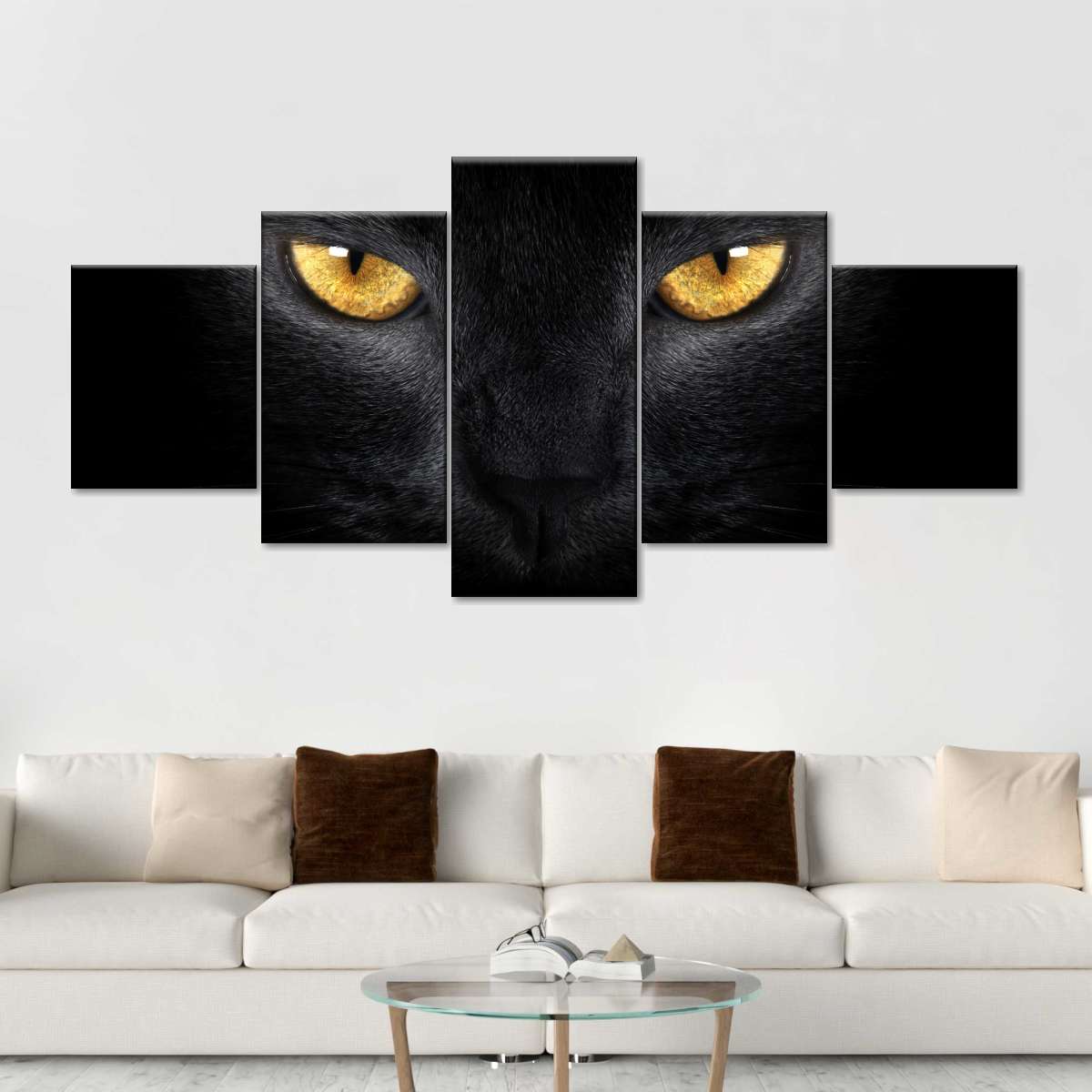 Yellow Eyed Cat Wall Art