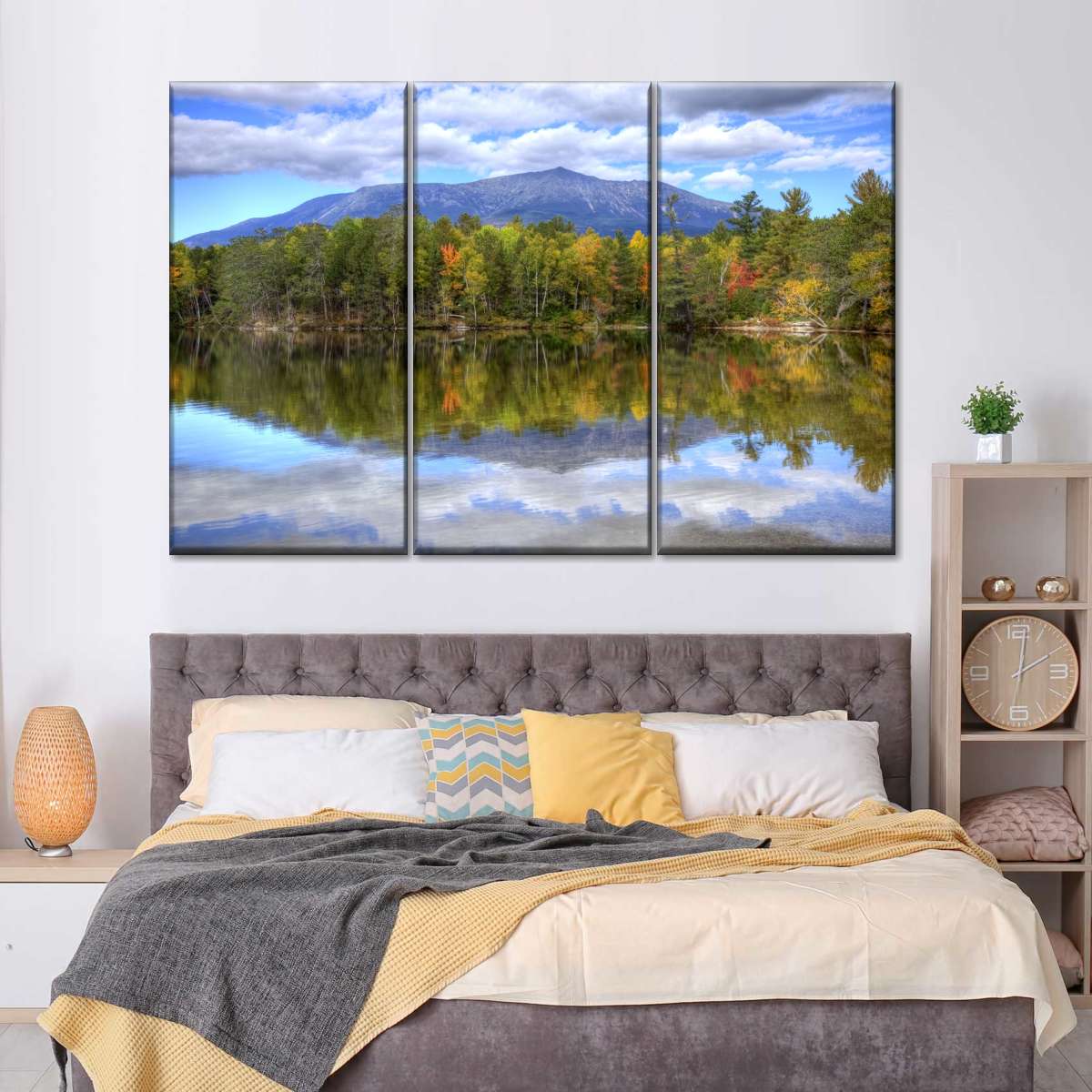 Mount Katahdin Lake Landscape Wall Art