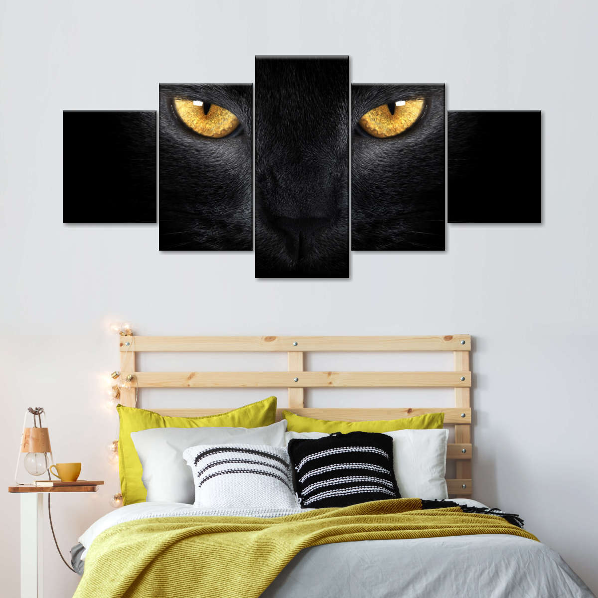 Yellow Eyed Cat Wall Art