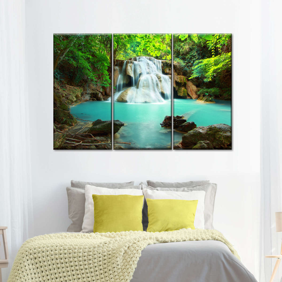 Thai Huay Mae Khamin Waterfall Wall Art