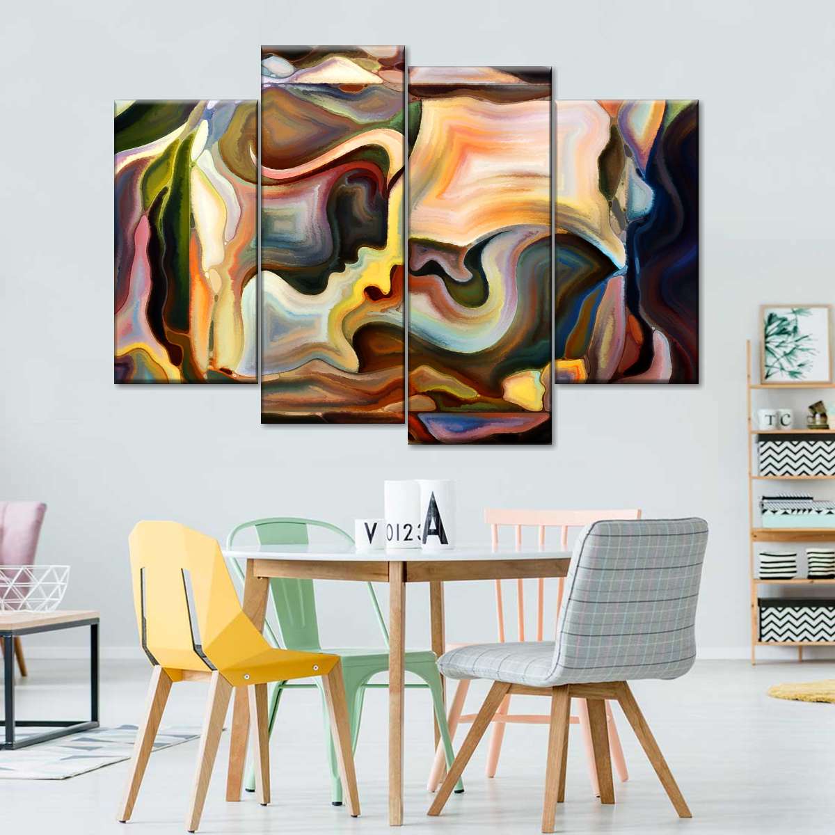 Passionate Moment Abstract Wall Art