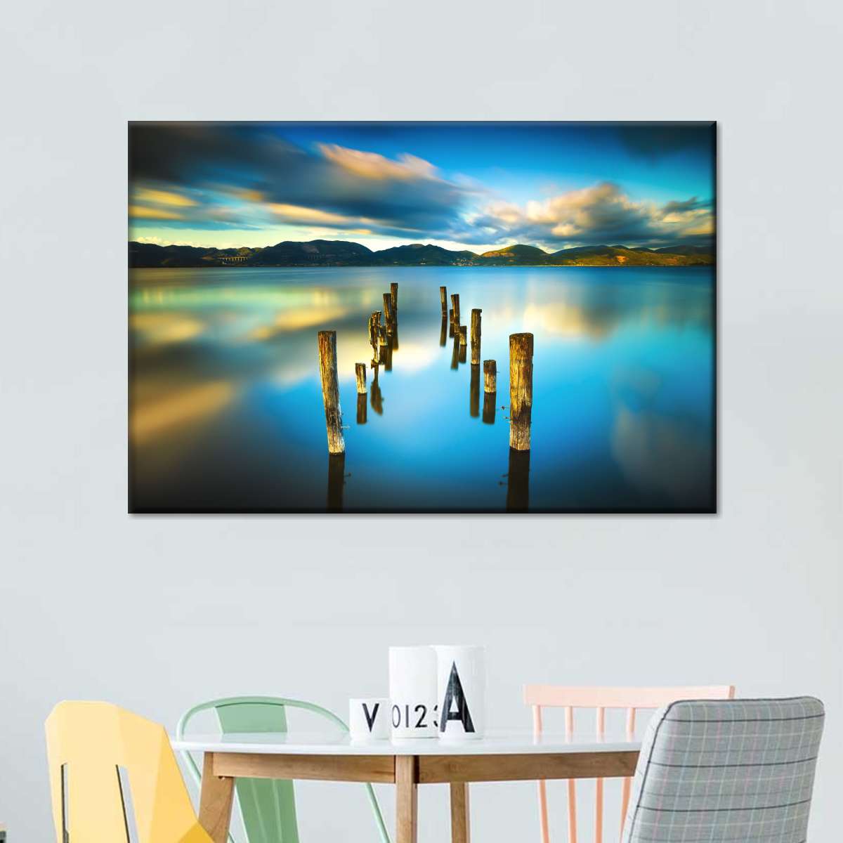 Massaciuccoli Lake Sunset Wall Art