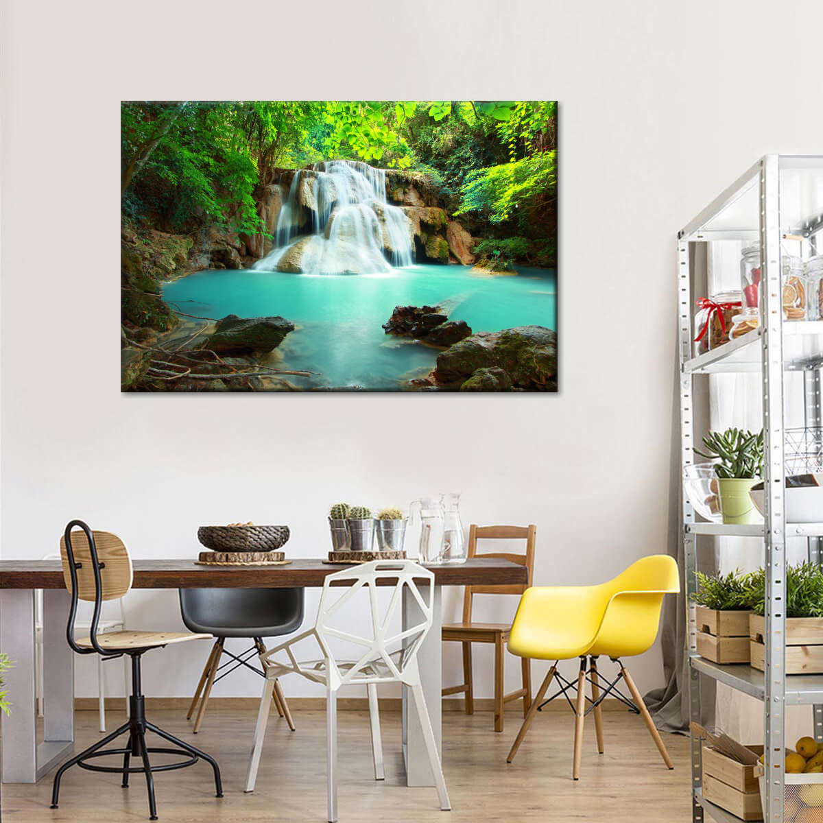 Thai Huay Mae Khamin Waterfall Wall Art