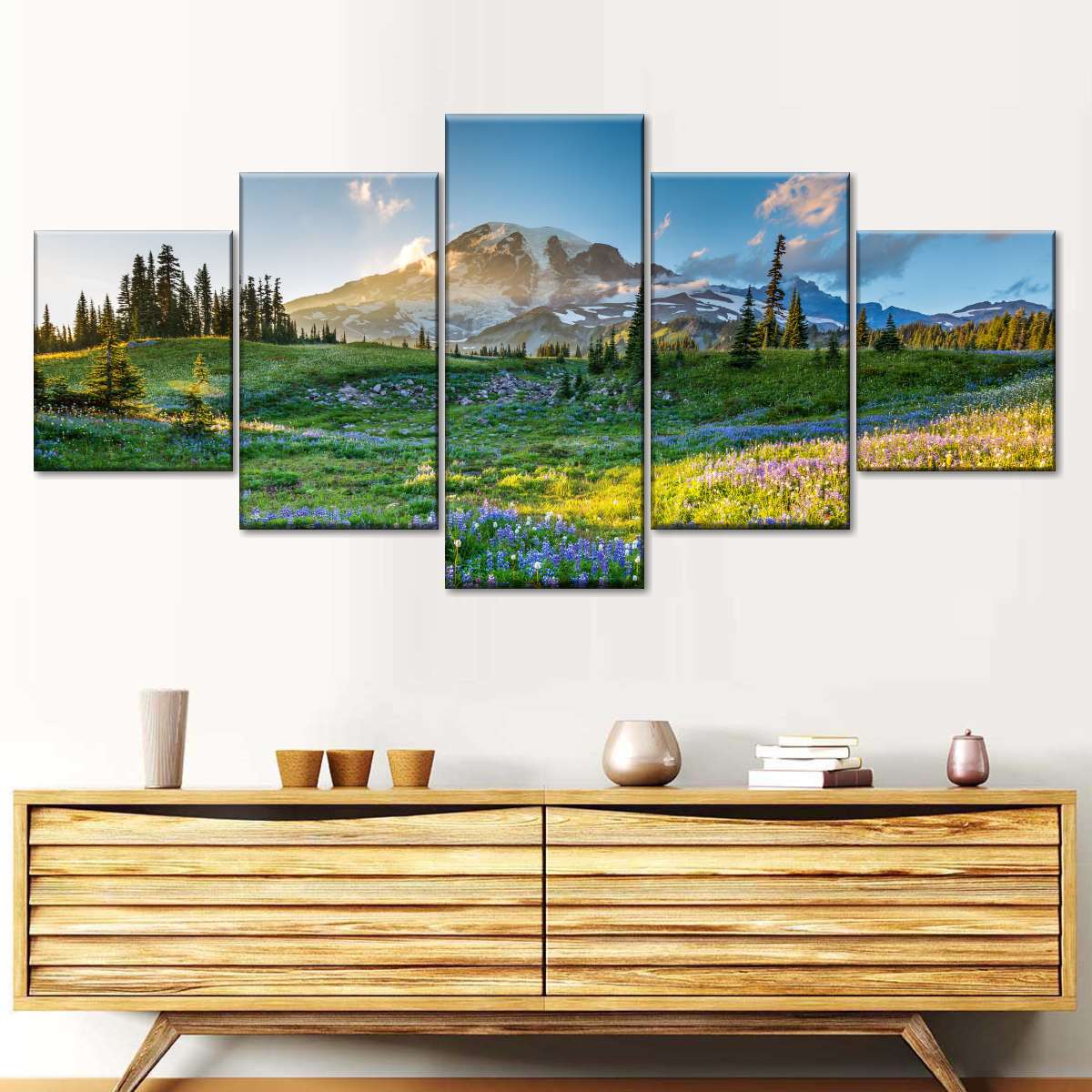 Springtime At Mount Rainier Wall Art