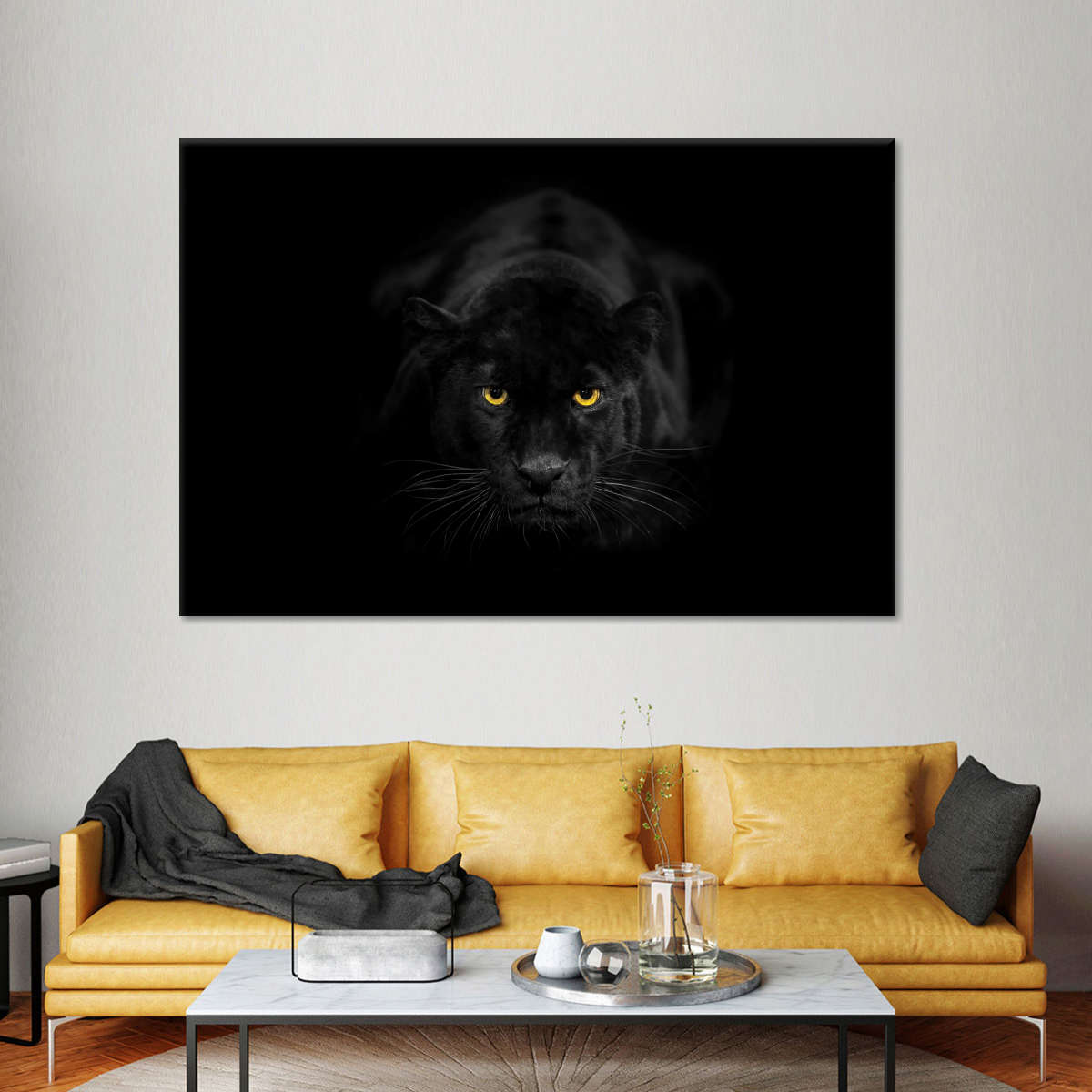 Rare Black Panther Wall Art