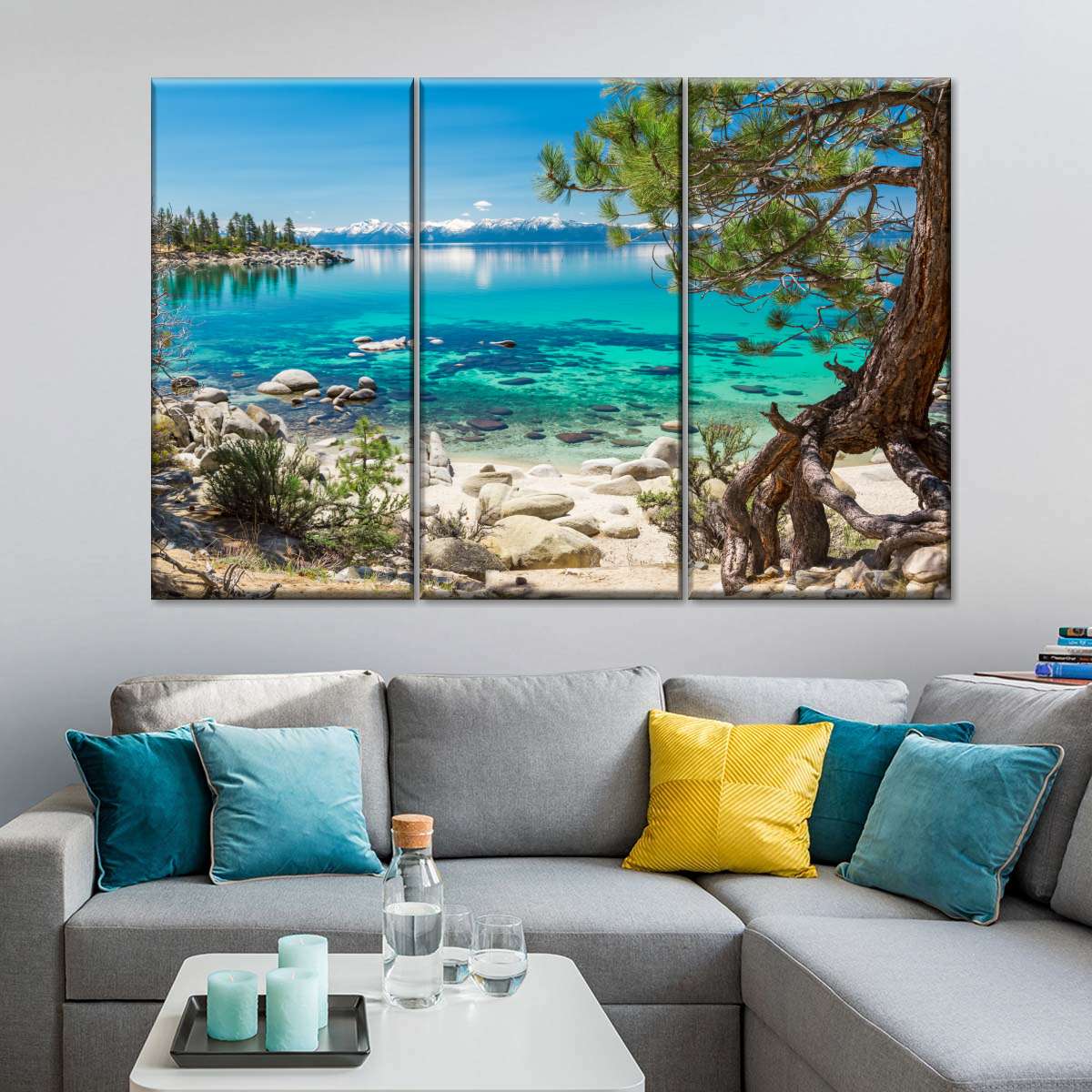 Turquoise Lake Tahoe Wall Art