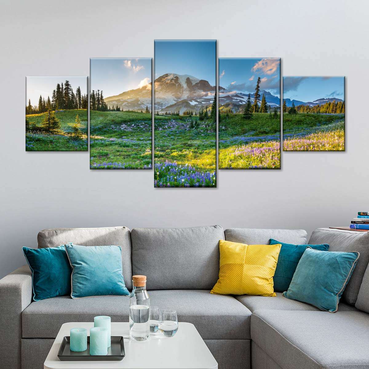 Springtime At Mount Rainier Wall Art