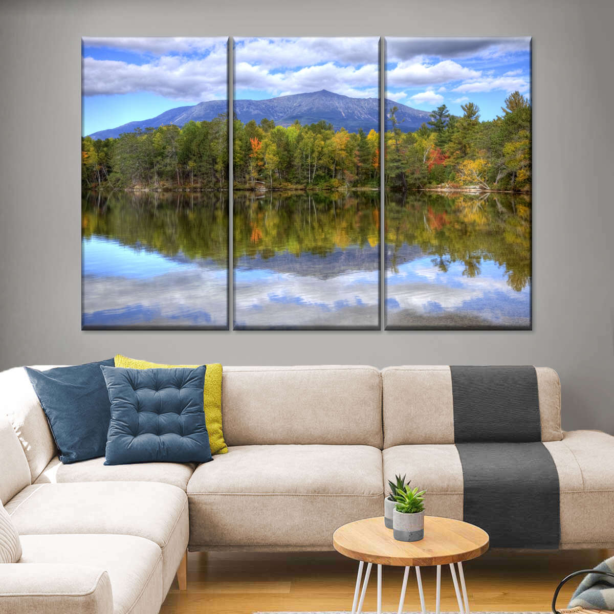 Mount Katahdin Lake Landscape Wall Art