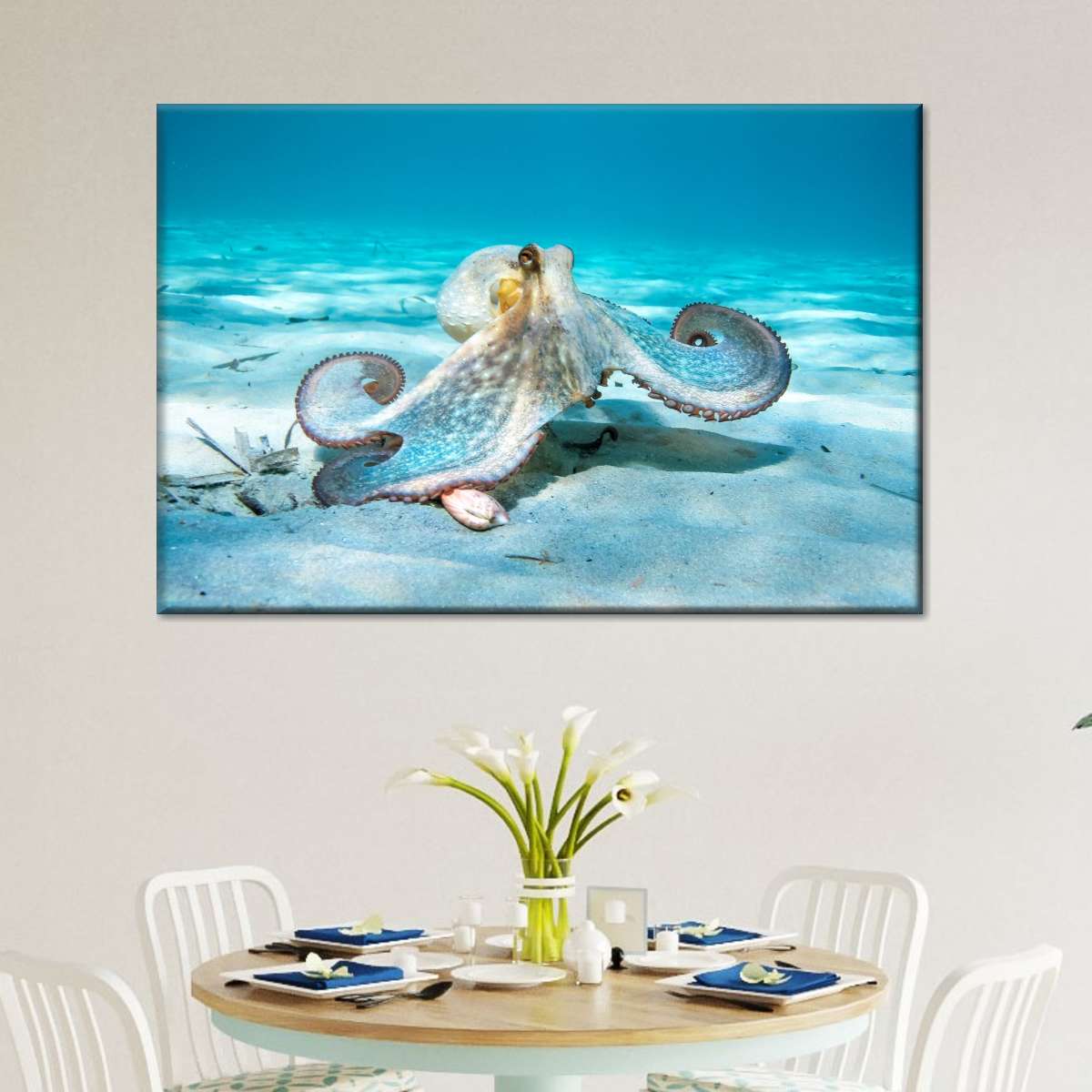 Roaming Octopus Wall Art