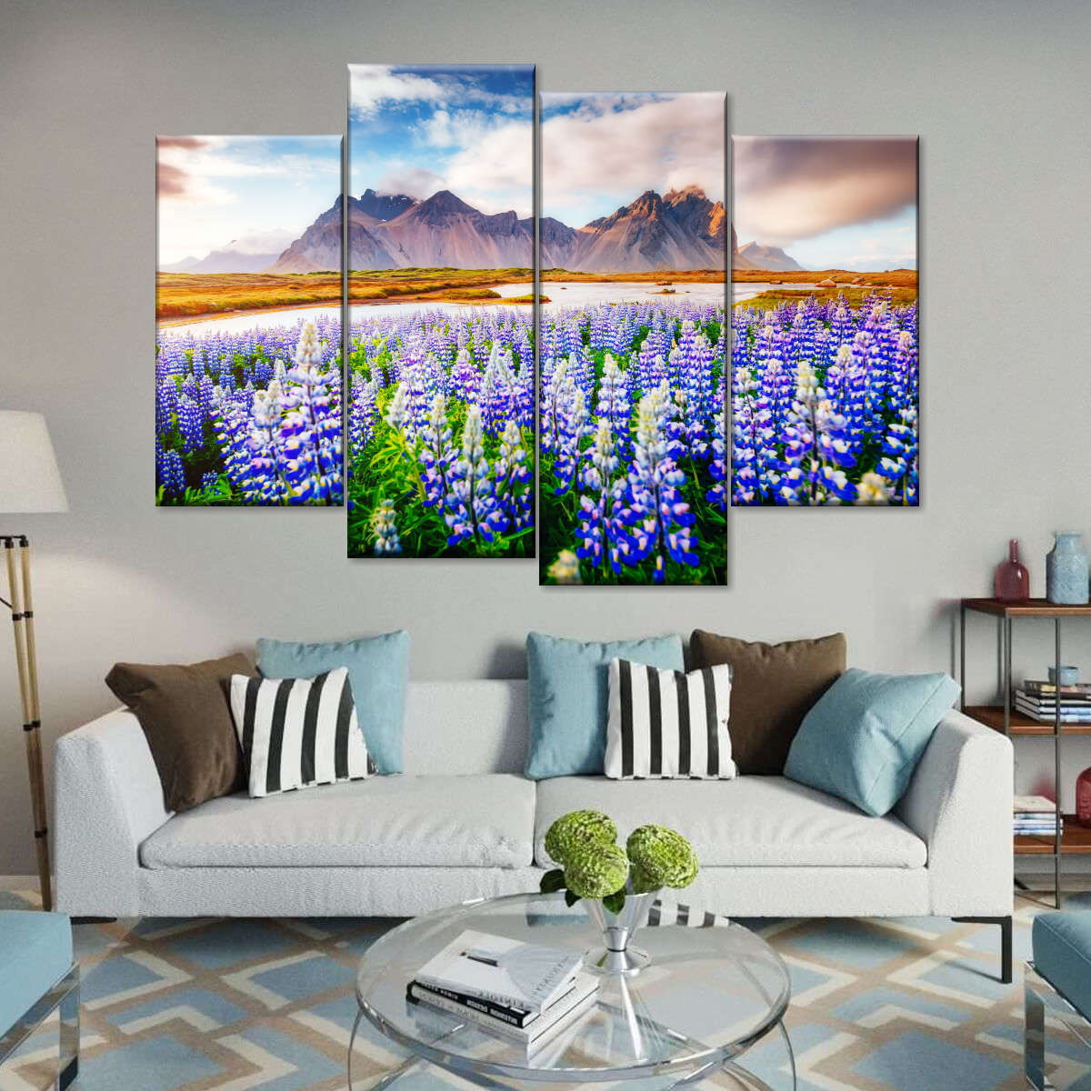 Majestic Lupines Wall Art