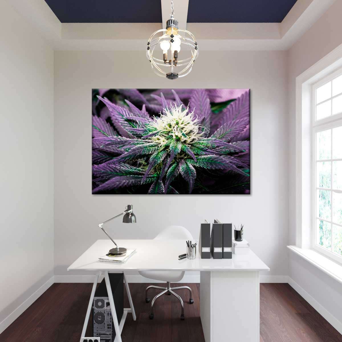 Rare Cannabis Plant Wall Art