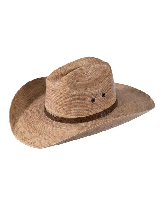 15184-TAN Red River Palm Leaf Cowboy Hat by Outback Trading Company