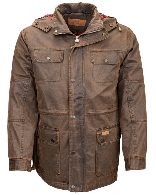 29732-BRN Men's Langston Water Resistant Jacket by Outback Trading Co.