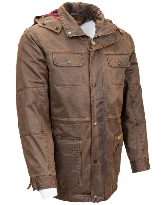 29732-BRN Men's Langston Water Resistant Jacket by Outback Trading Co.