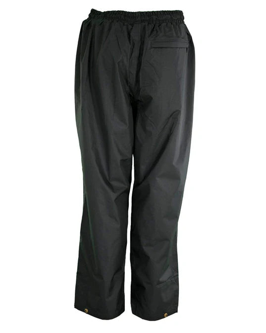 2409-BLK Unisex Pak-a-Roo Waterproof Overpants by Outback Trading Company