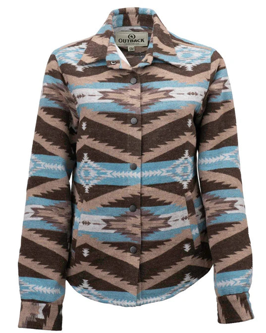 48702-LBN Women's Daphne Shirt by Outback