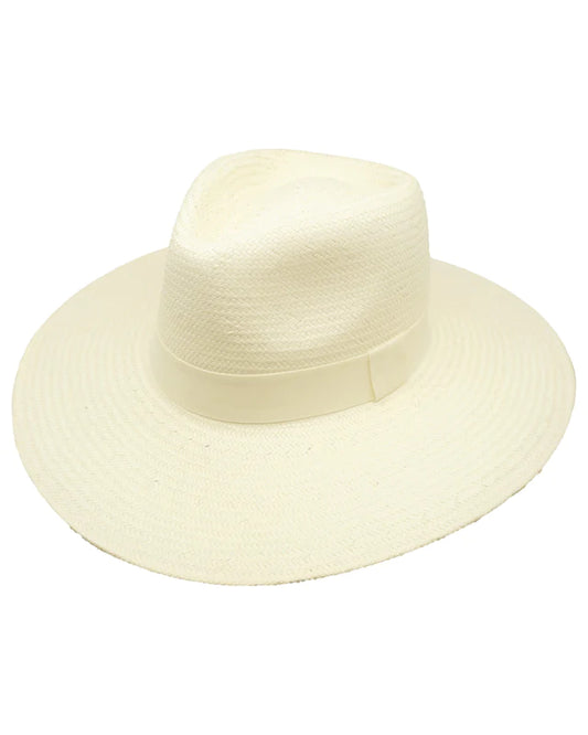 15189-CRM La Pine Straw Hat in Creme by Outback Trading Company