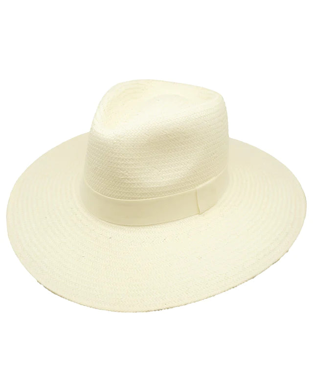 15189-CRM La Pine Straw Hat in Creme by Outback Trading Company