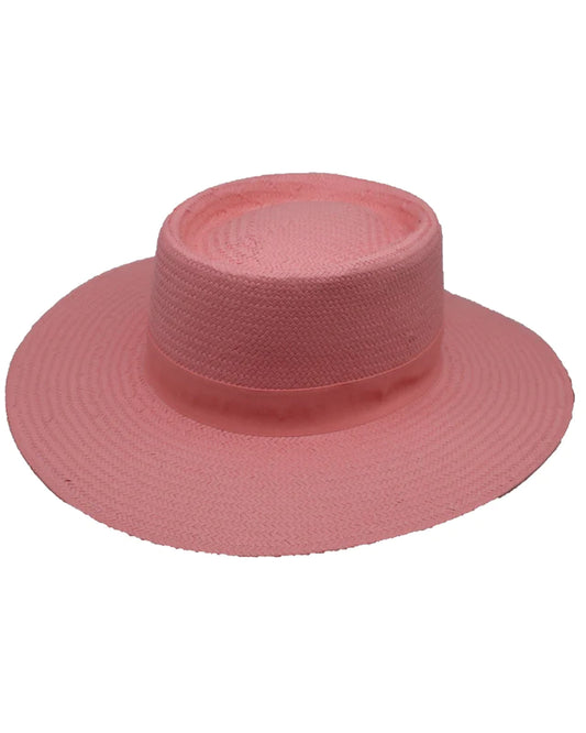 15188-PNK Salem Straw Hat in Pink by Outback Trading Company