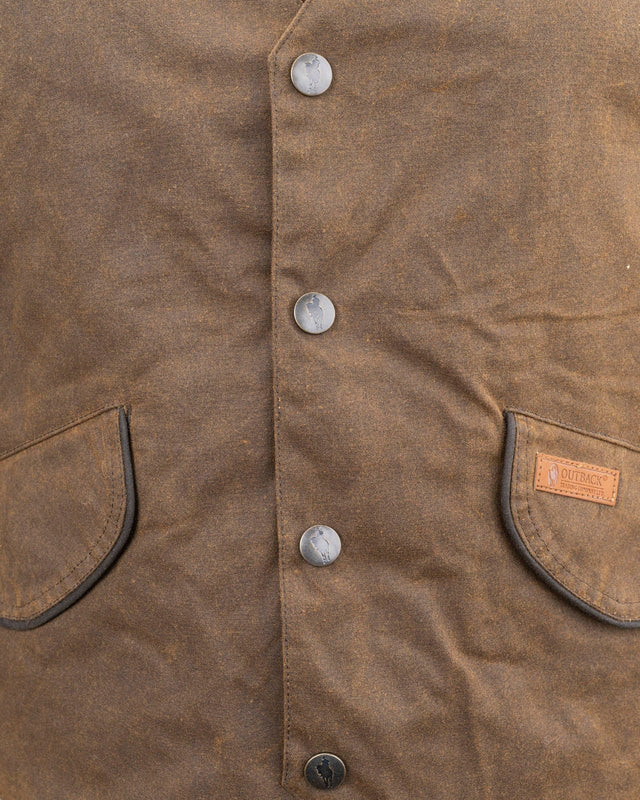 2155-BNZ Men's Cliffdweller Vest by Outback Trading Co.