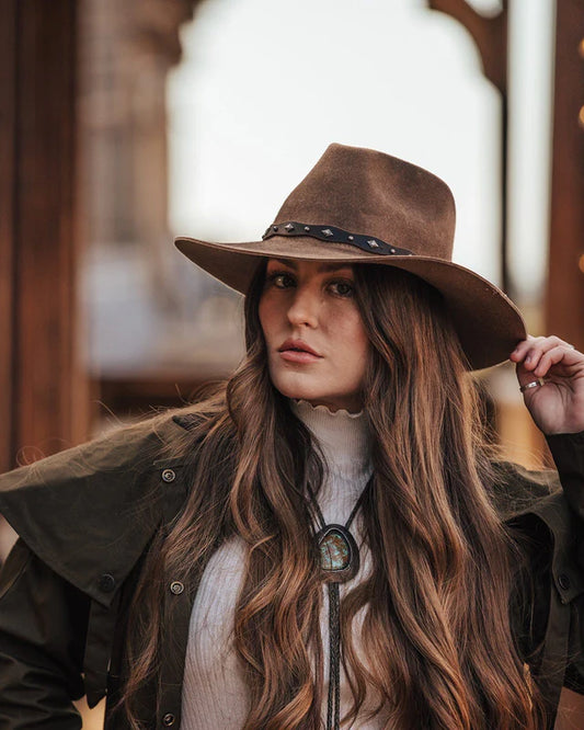 13219-SER Unisex Troubadour Wool Hat by Outback Trading Co.