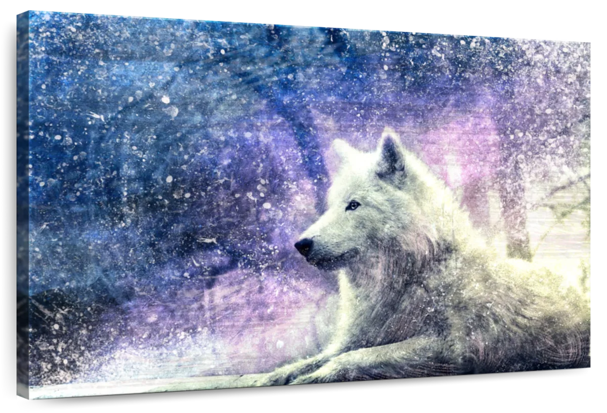 White Wolf Wall Art