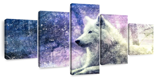 White Wolf Wall Art