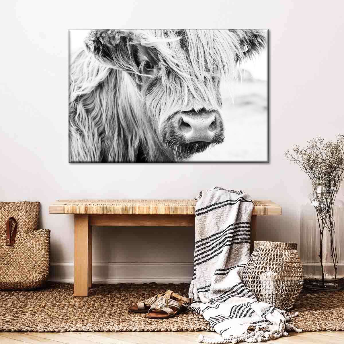 Long Haired Cow Wall Art