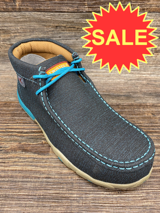 wdmnt01 Women's Nano Safety Toe Driving Moc Work Chukka by Twisted X