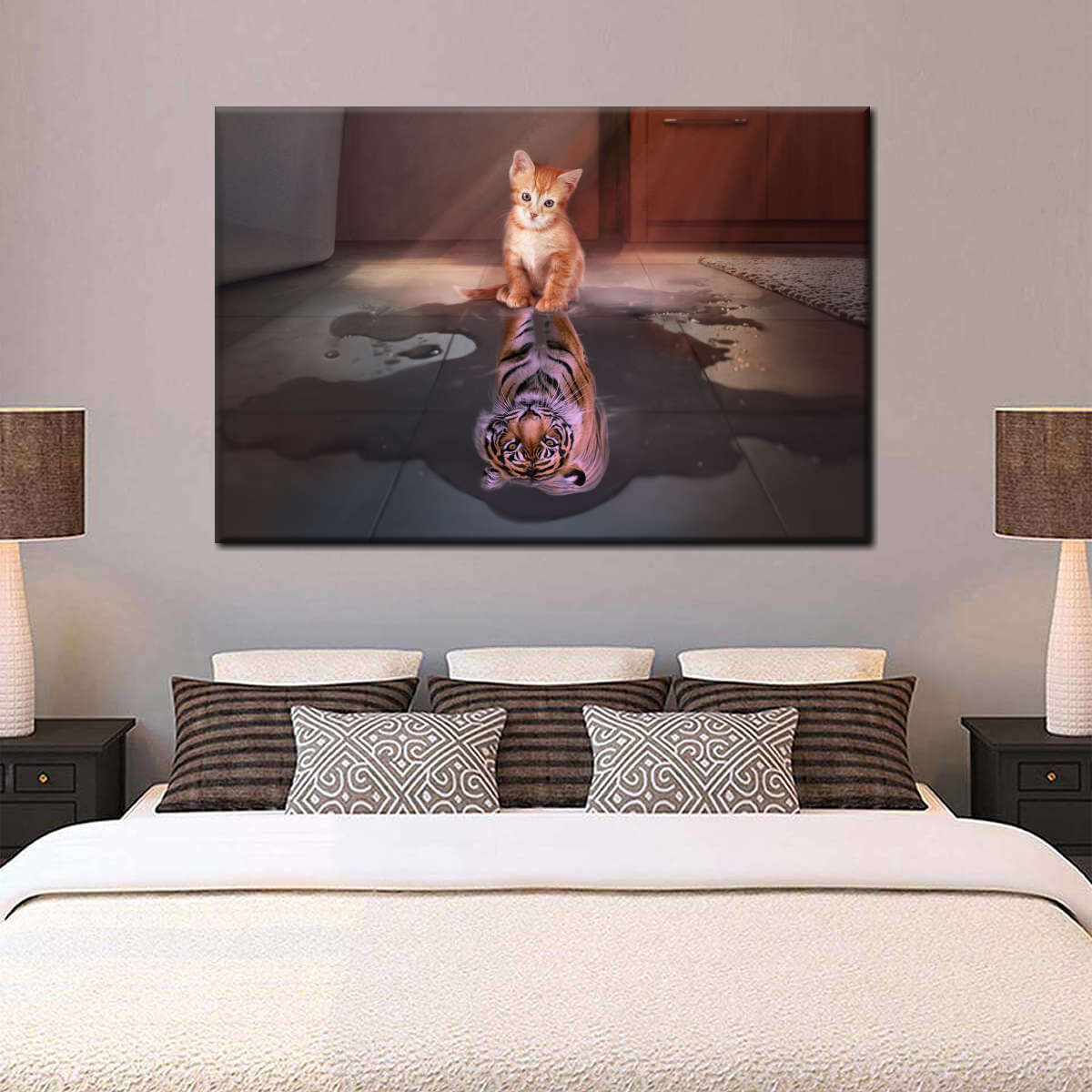 Tiger Kitty Wall Art