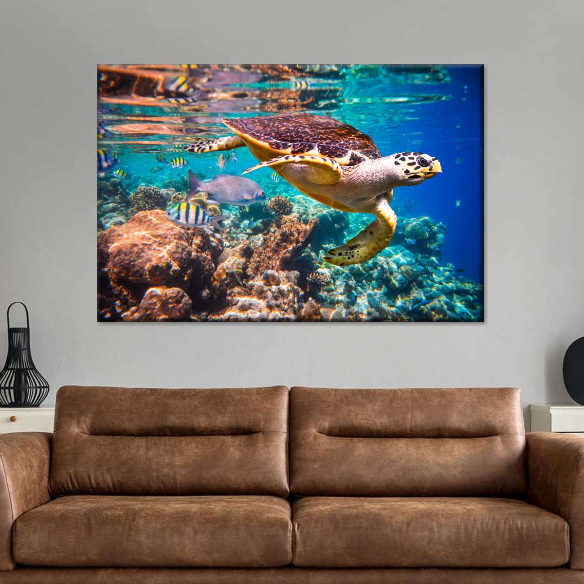 Vivid Sea Life Wall Art