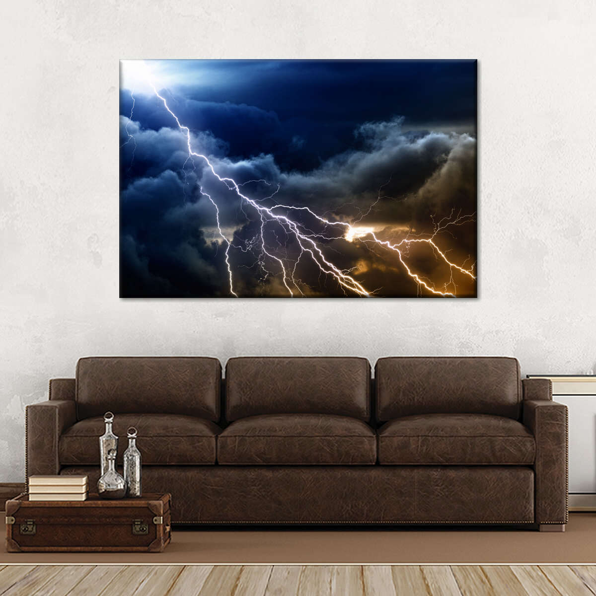 Storm Lightning Wall Art