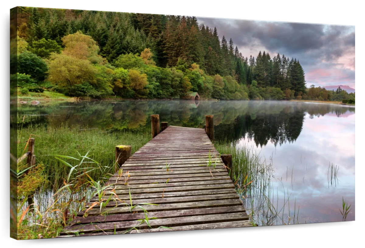 Loch Ard Boathouse Wall Art