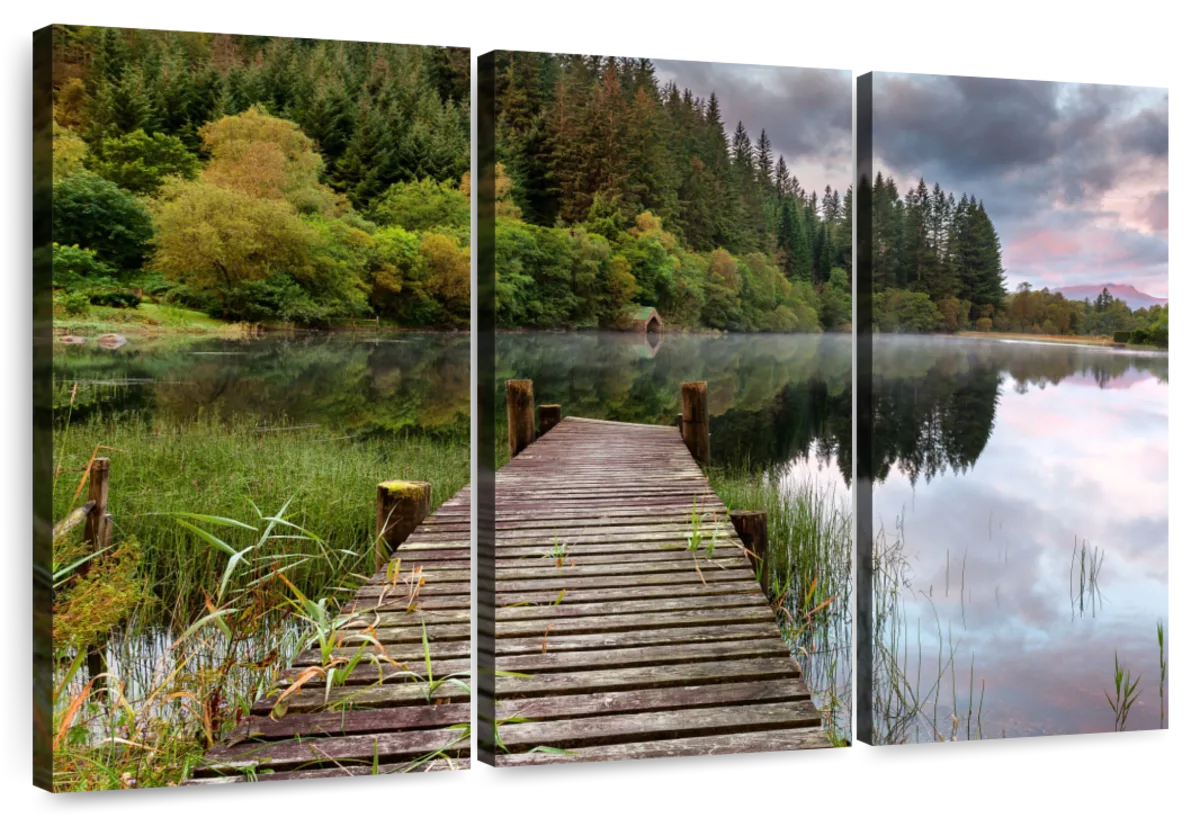 Loch Ard Boathouse Wall Art