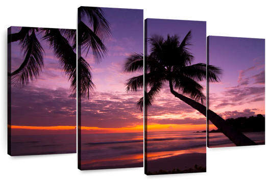 Palm Koh Samui Sunset Wall Art