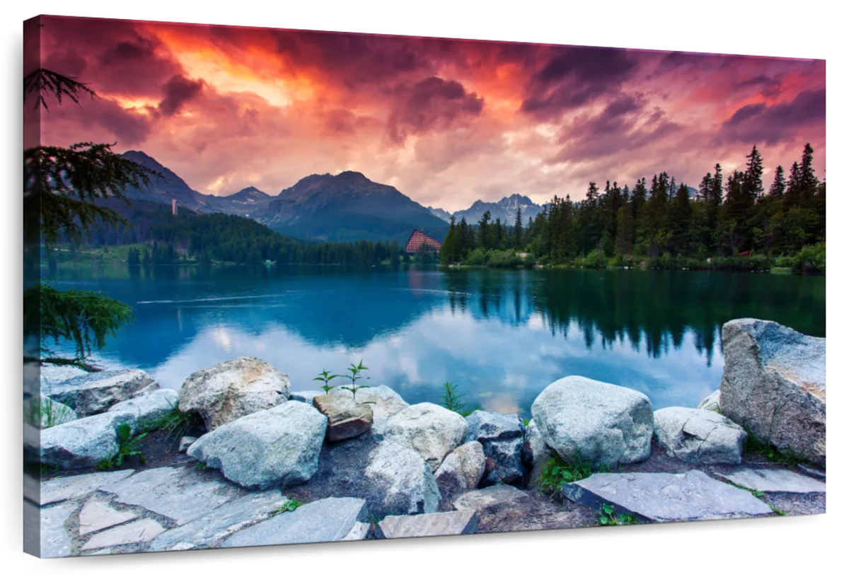 Tatra Mountain Lake Wall Art